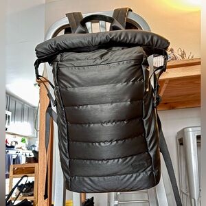 Rains waterproof puffer backpack